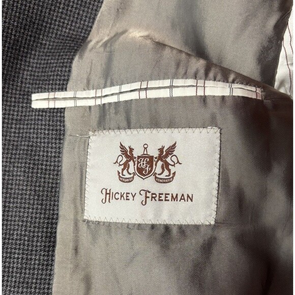 Hickey Freeman Milburn II Sport Coat Blazer Jacket Men’s Size 44R Gray Wool USA - Picture 5 of 11